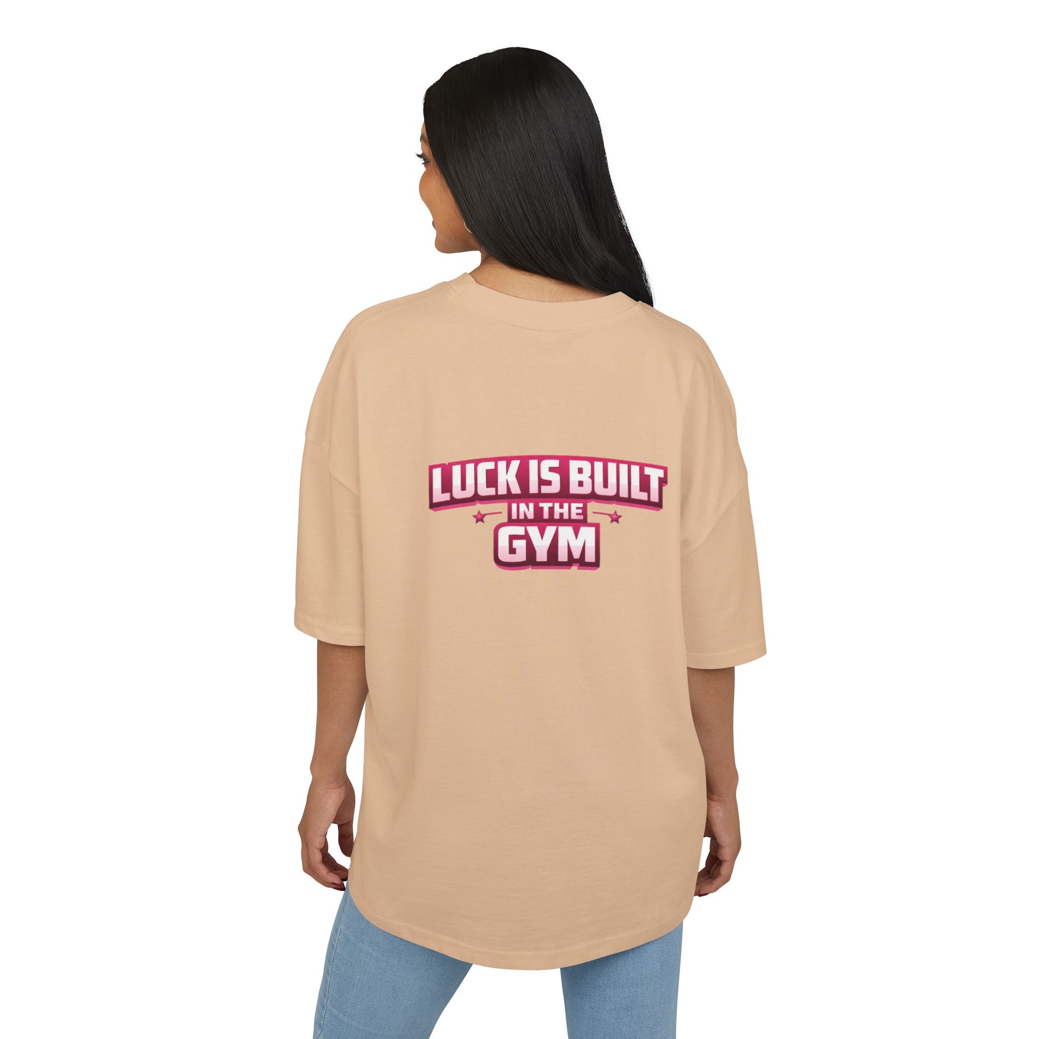 Lucky Baby- Weightlifting Teddy T-Shirt  "Luck Is Built In The Gym"