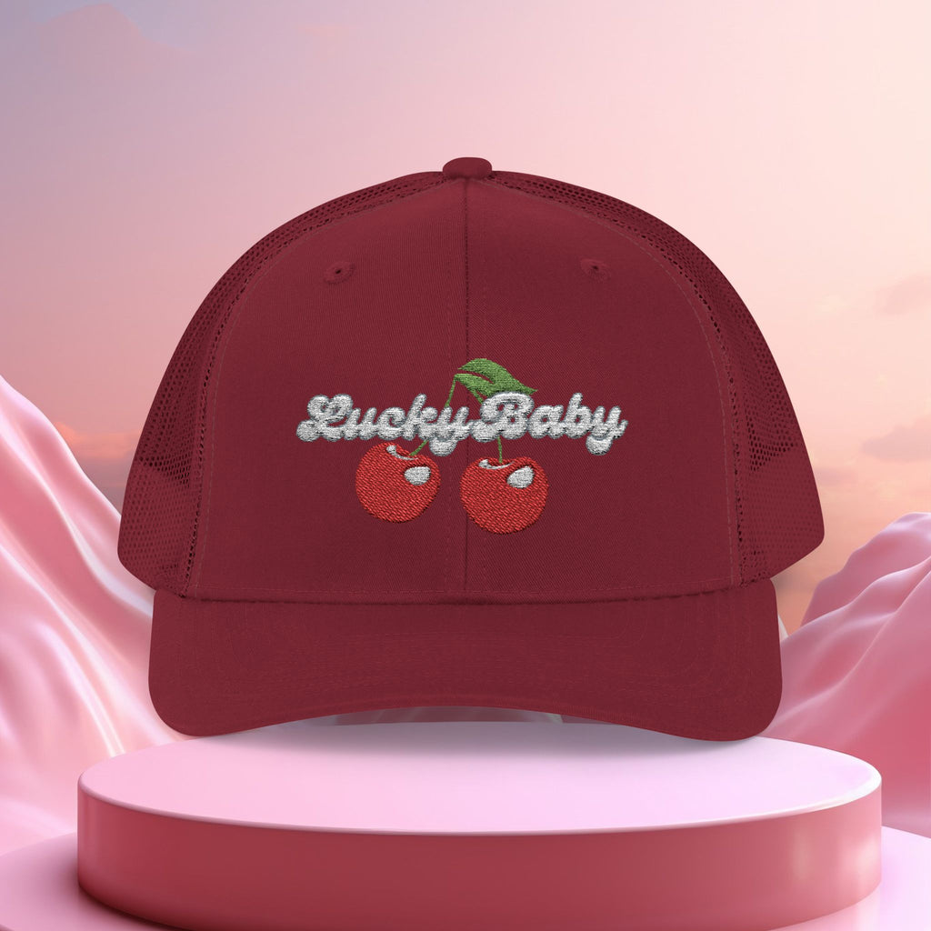 Lucky Baby Original Cherry Bling Trucker Cap