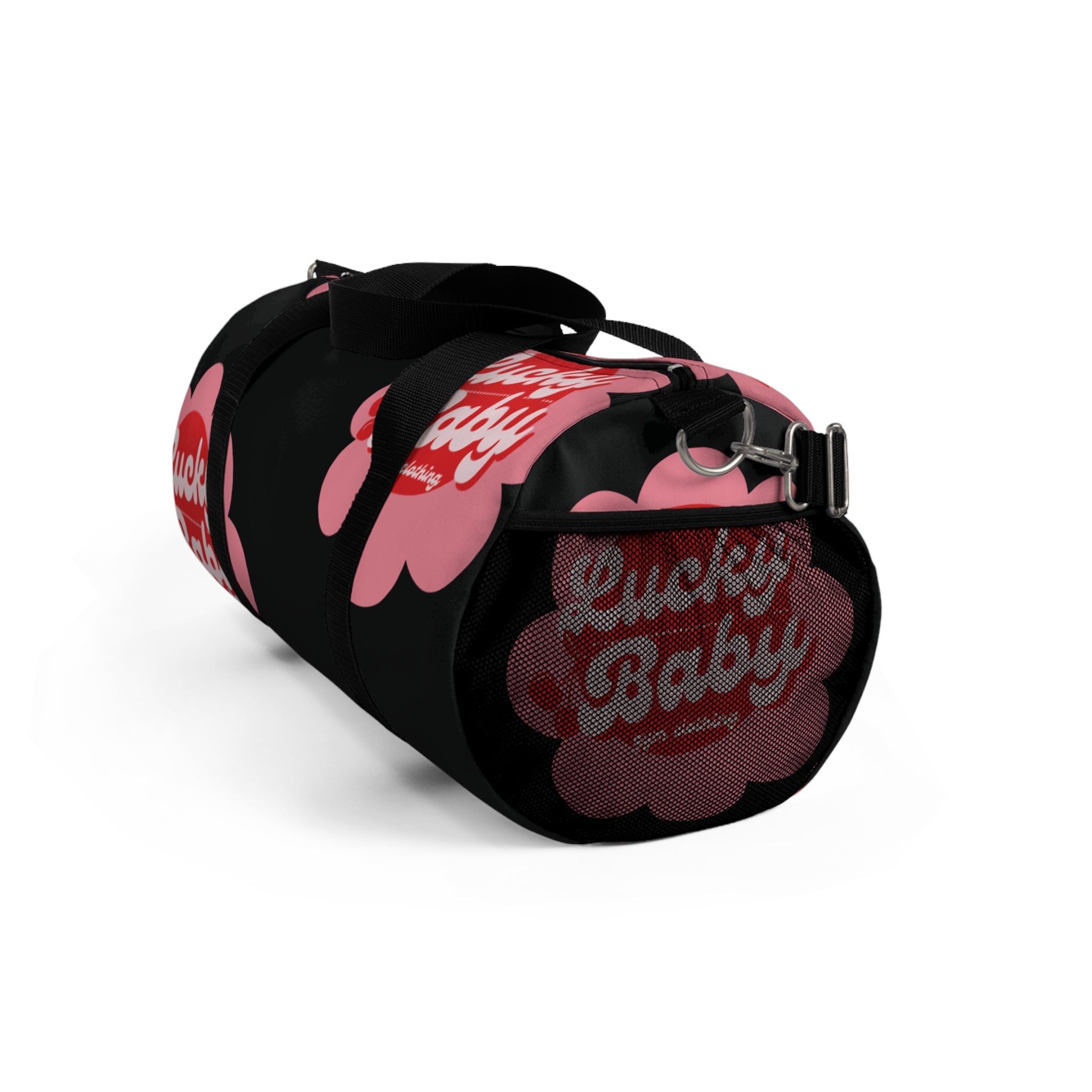Lucky Baby Flower Duffel Bag - Black