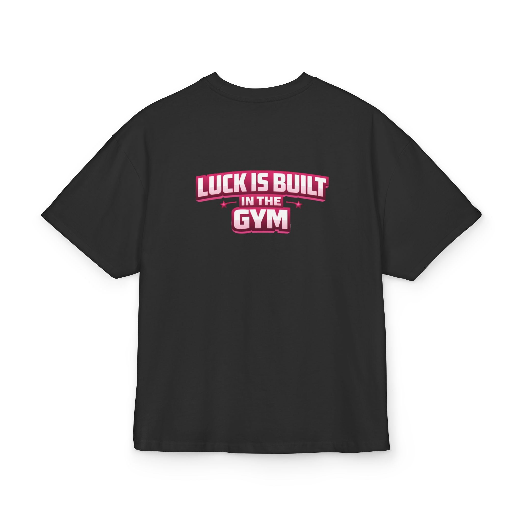 Lucky Baby- Weightlifting Teddy T-Shirt  "Luck Is Built In The Gym"