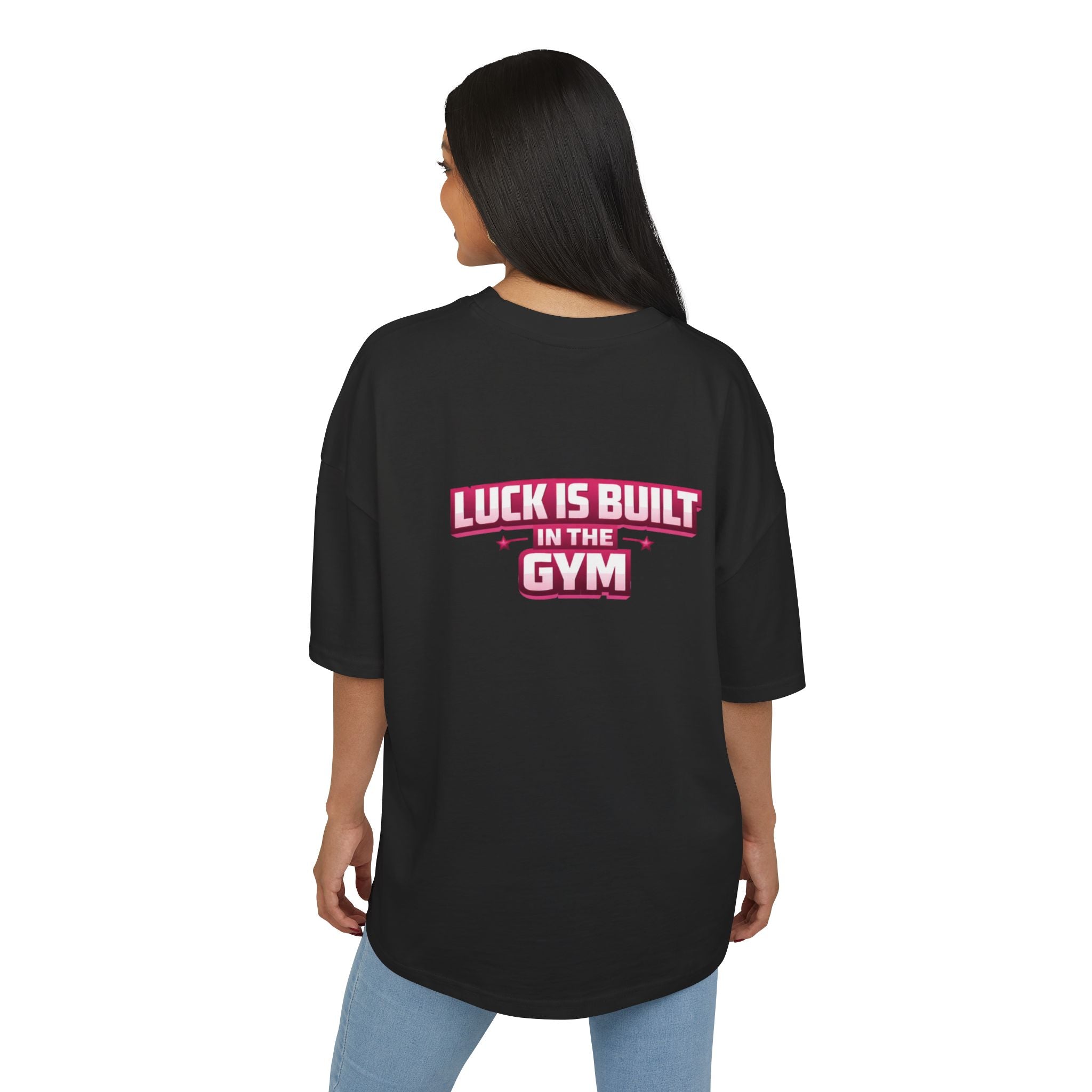 Lucky Baby- Weightlifting Teddy T-Shirt  "Luck Is Built In The Gym"
