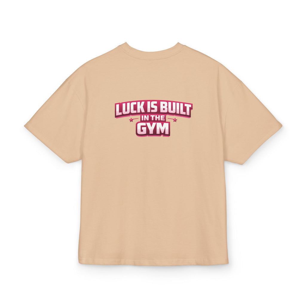 Lucky Baby- Weightlifting Teddy T-Shirt  "Luck Is Built In The Gym"