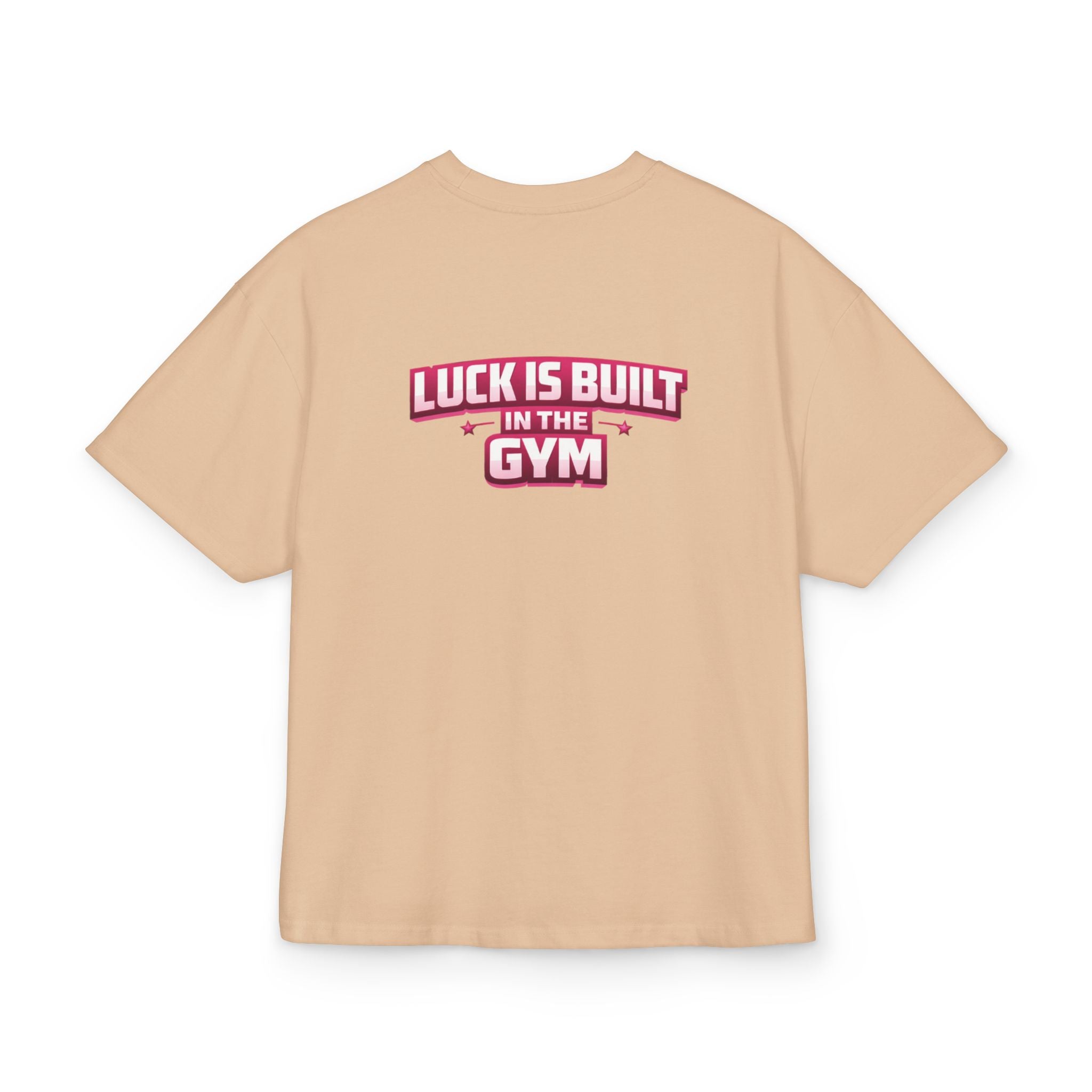 Lucky Baby- Weightlifting Teddy T-Shirt  "Luck Is Built In The Gym"