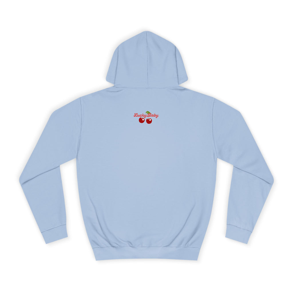 Lucky Baby Retro - Cherry dumbbell Cartoon College Hoodie