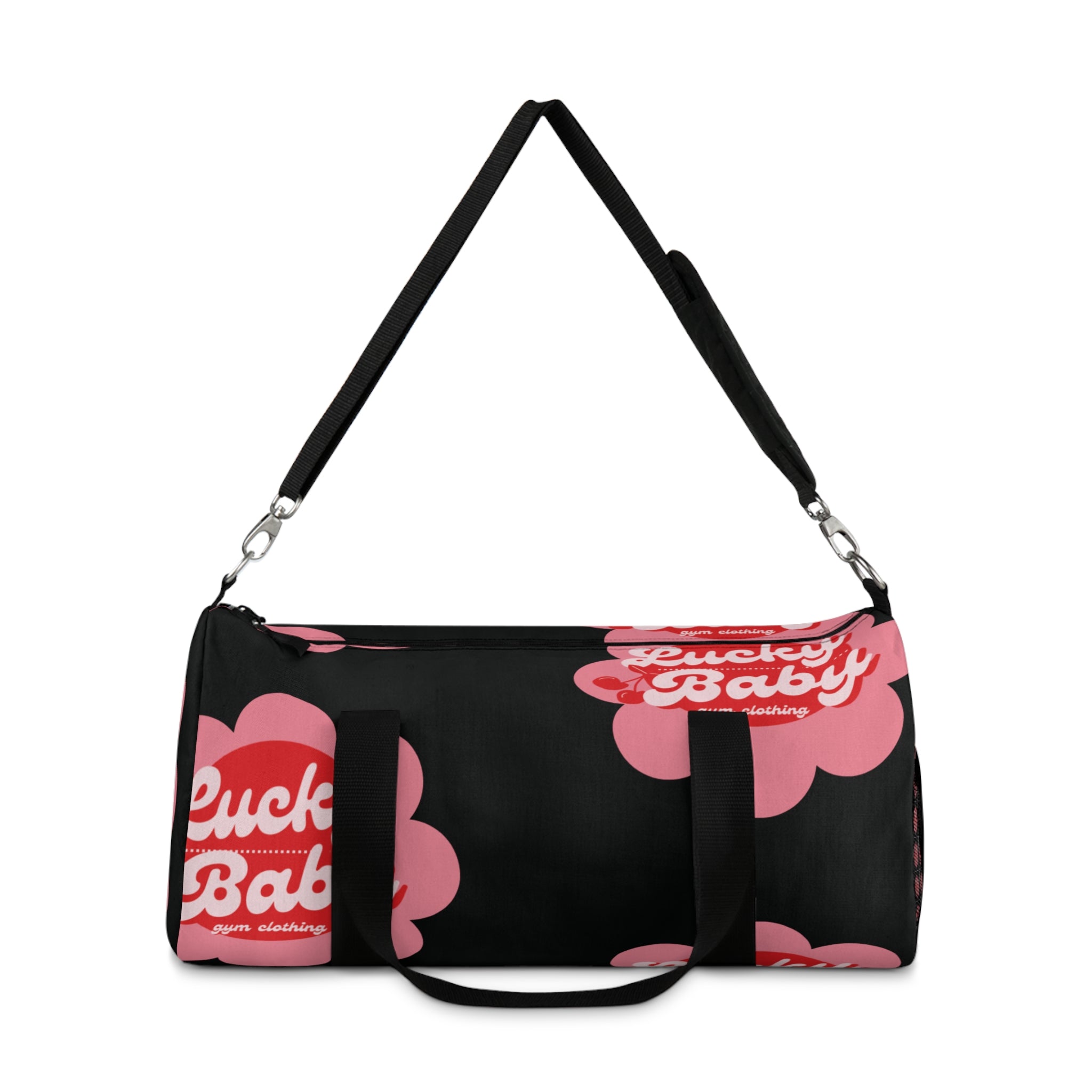 Lucky Baby Flower Duffel Bag - Black