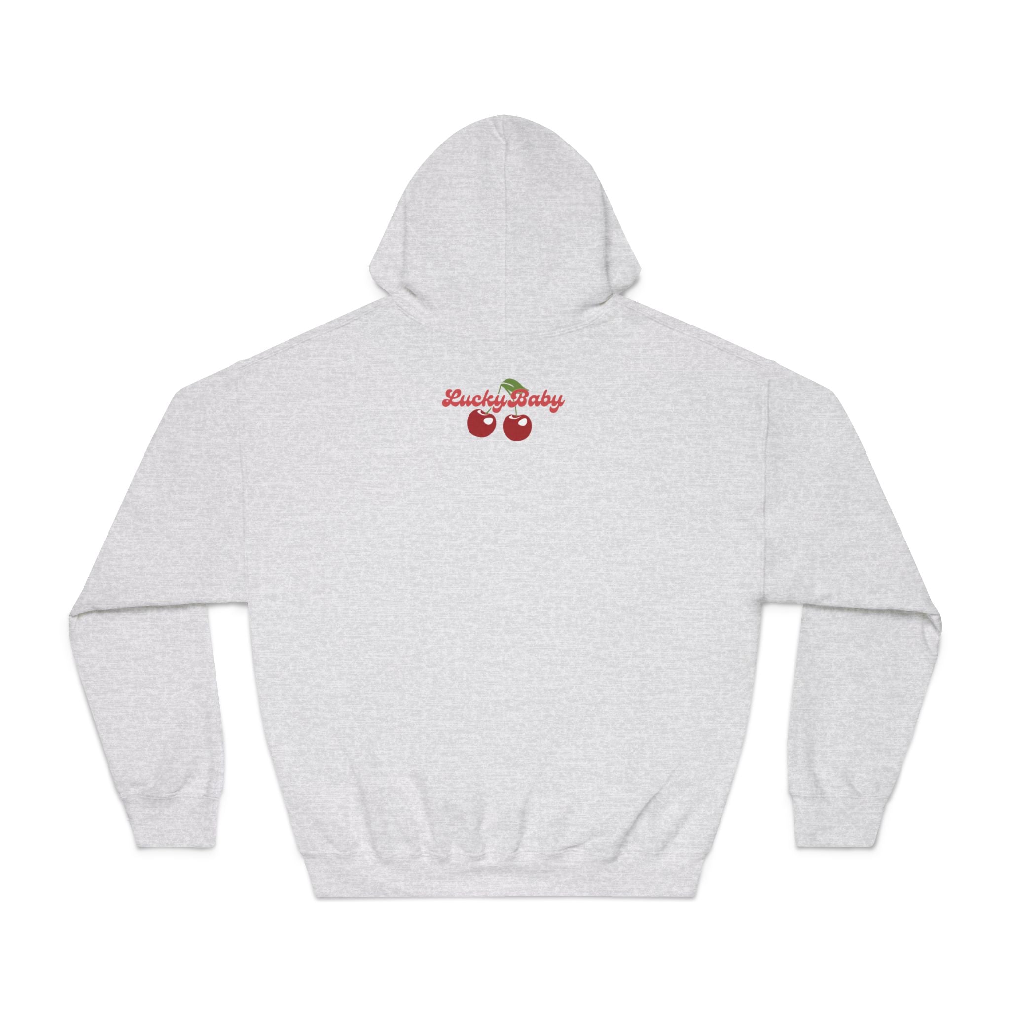 Lucky Baby Hoodie — Retro Slot Machine 777 Cherry Graphic Hooded Sweatshirt