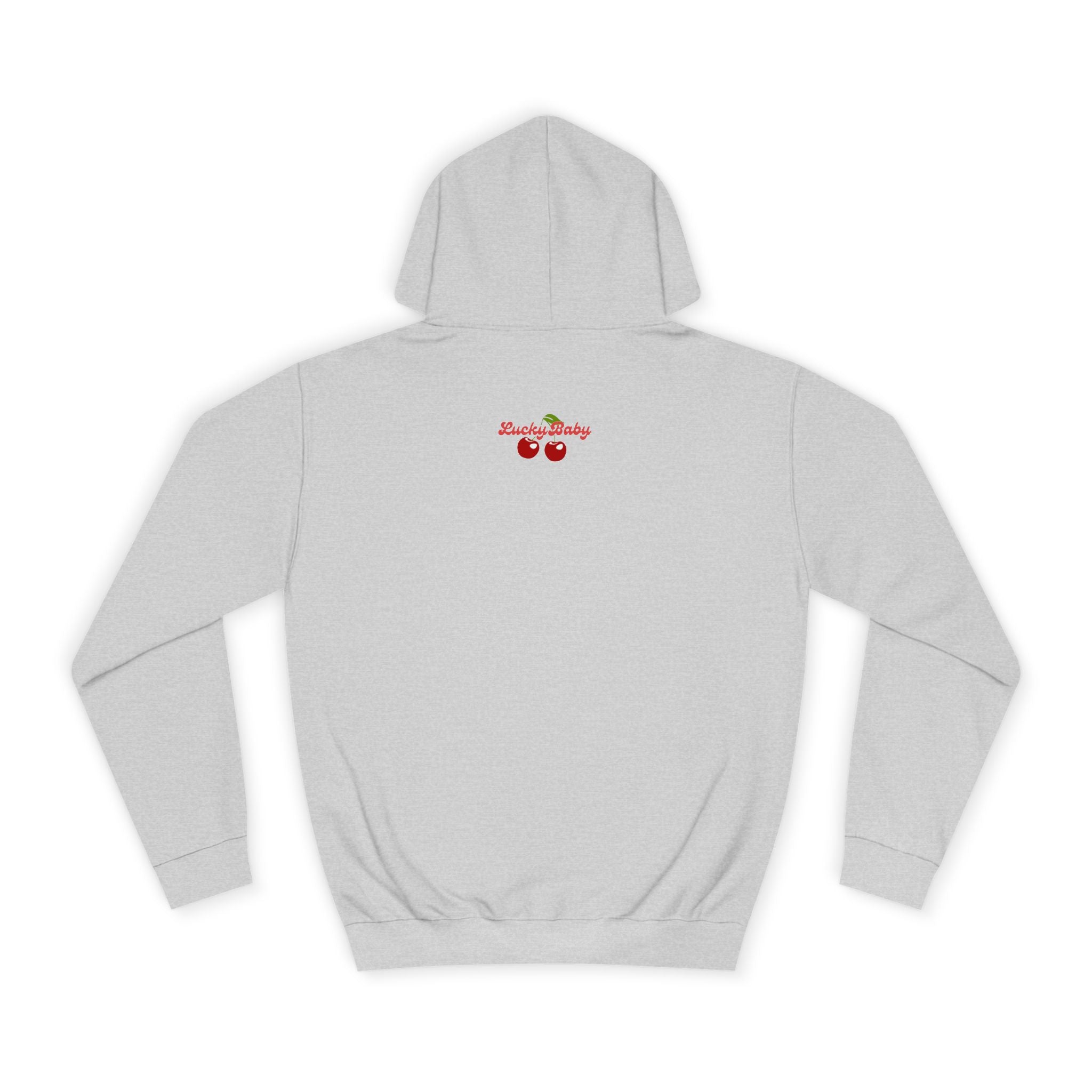 Lucky Baby Retro - Cherry dumbbell Cartoon College Hoodie
