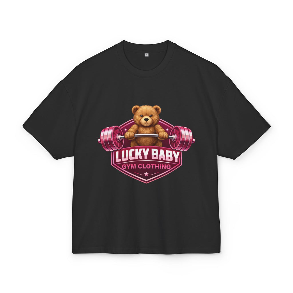 Lucky Baby- Weightlifting Teddy T-Shirt  "Luck Is Built In The Gym"