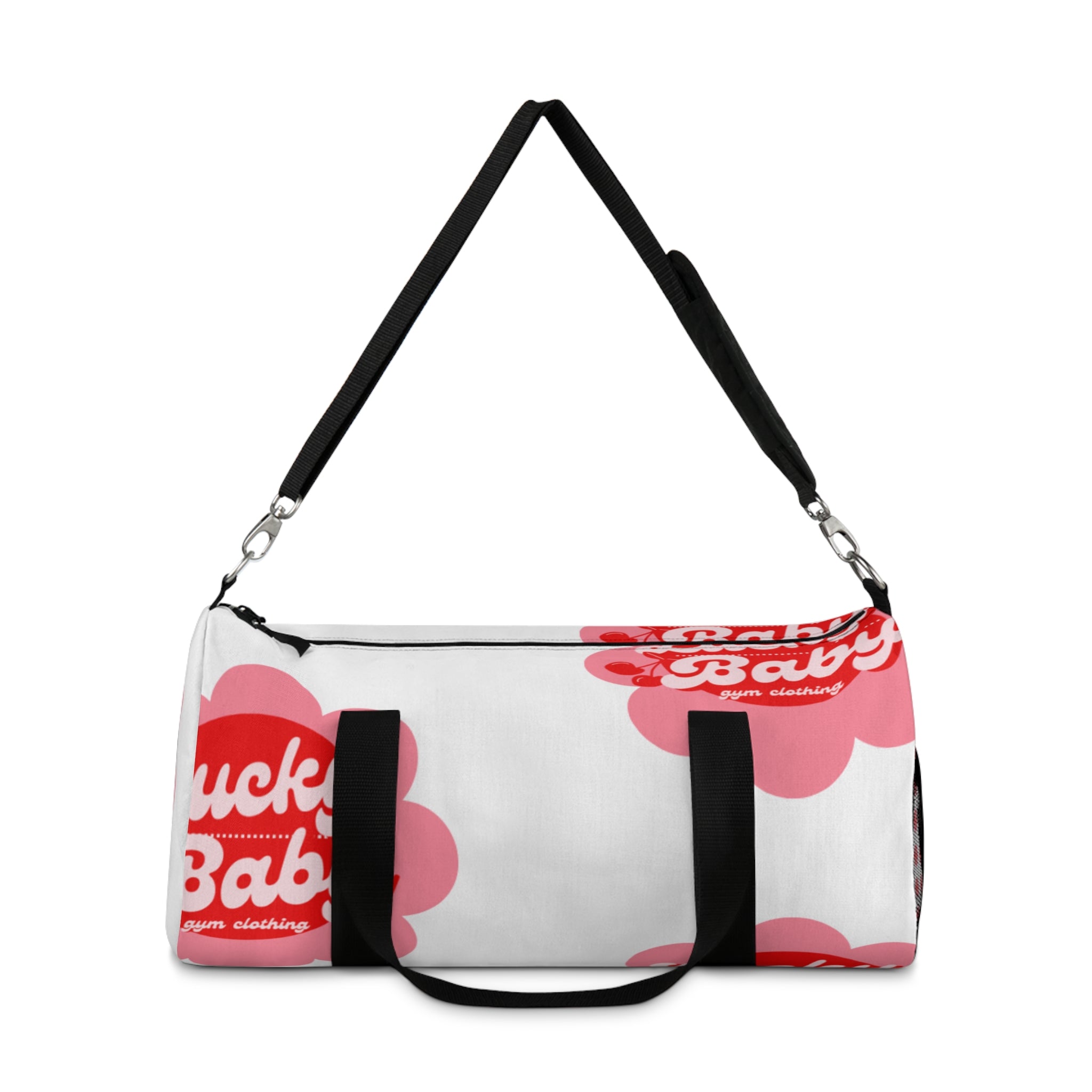 Lucky Baby Floral Duffel Bag - White