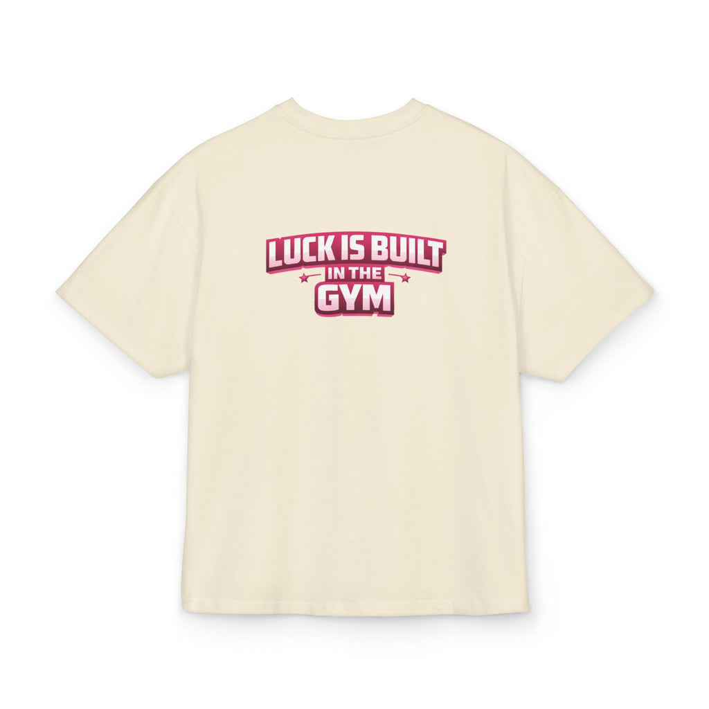 Lucky Baby- Weightlifting Teddy T-Shirt  "Luck Is Built In The Gym"