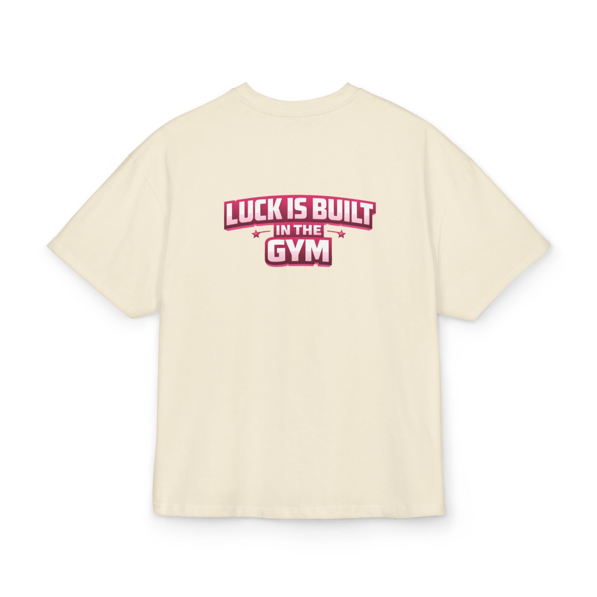 Lucky Baby- Weightlifting Teddy T-Shirt  "Luck Is Built In The Gym"