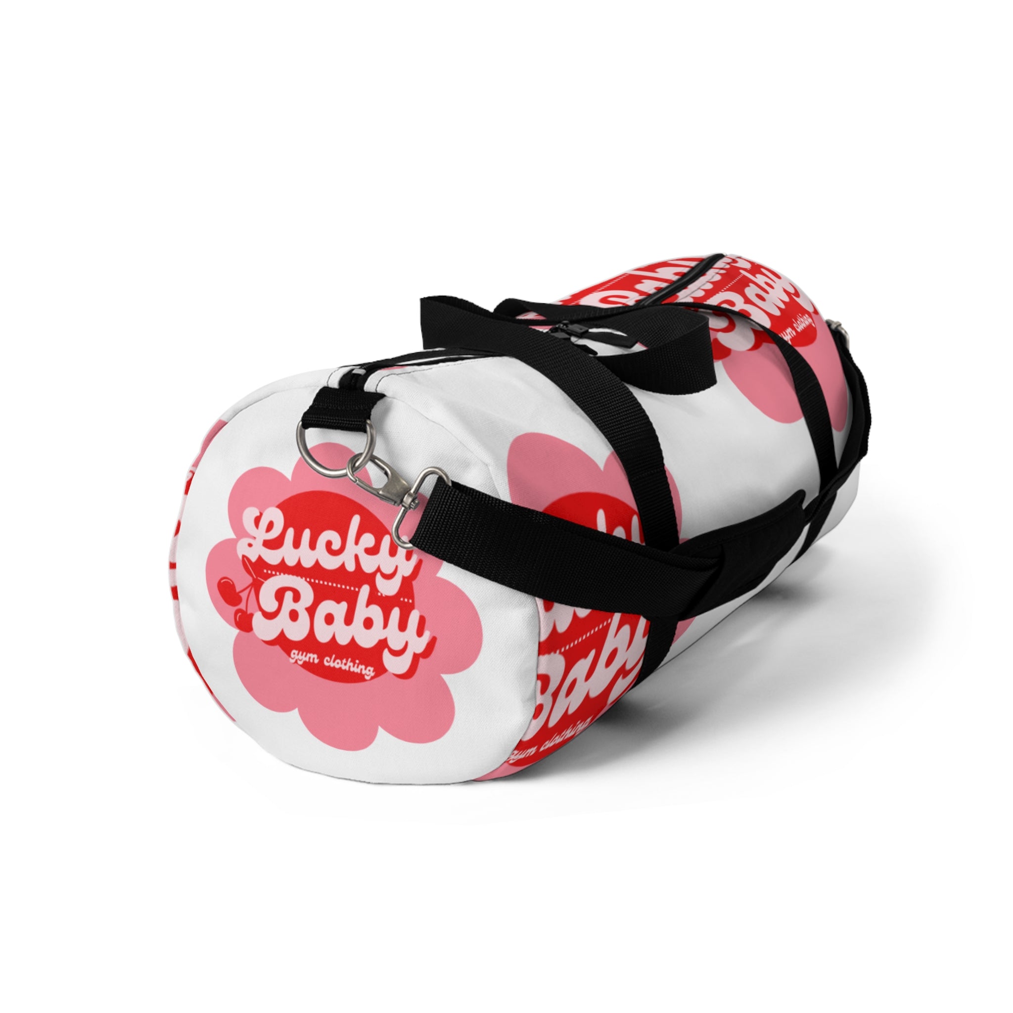 Lucky Baby Floral Duffel Bag - White