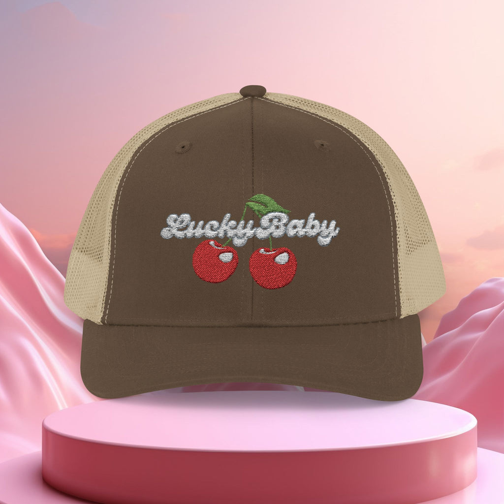 Lucky Baby Original Cherry Bling Trucker Cap